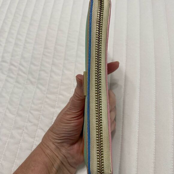 Kate Spade ZIP Around Multicolor Wallet - Picture 8 of 10